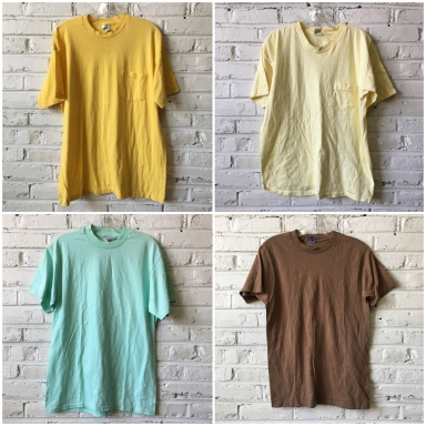 Vintage blank T-shirt (no print) by the bundle